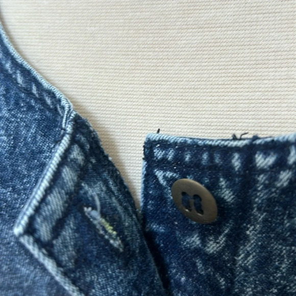 Vintage Miss Lizz Acid Wash Drop Waist 7/8 Dress NWT - Picture 8 of 12